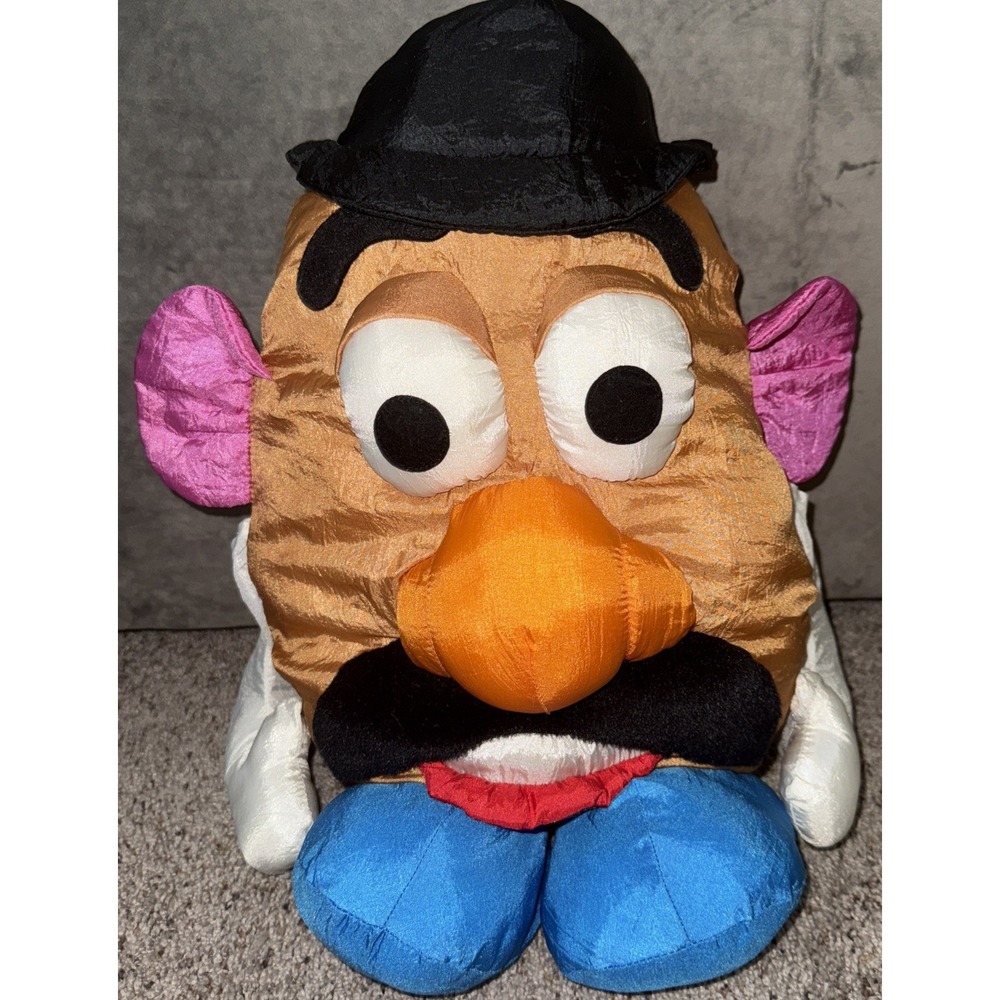 Vintage Mr Potato Head Toy Story Nylon Puffalump Disney Hasbro Plush 18"
